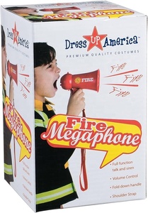 Megáfono de <span class=keywords><strong>Bombero</strong></span> para Niños, Megáfono Rojo de <span class=keywords><strong>Bombero</strong></span> con Sonido de Sirena - Product Image 5