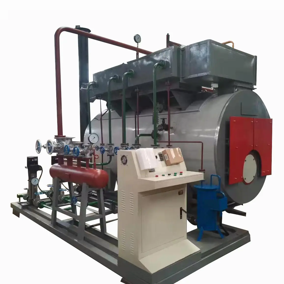 condensing boiler 80kw industrial kettle boiler chain grate boiler gas heating