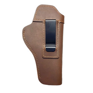 टिकाऊ वास्तविक चमड़े iwb सामरिक बंदूक होल्स्टर सुरक्षा अनुप्रयोग के लिए 6x उच्च आवर्धन के साथ छुपा ले जाता है - Product Image 2