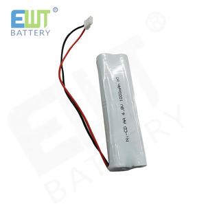 Custom 4.8V 1000mAh NiCd 4xAA Square <strong>Battery</strong> Pack with Connector - Product Image 3