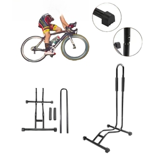 Supporto a L per biciclette, Rastrelliera da pavimento per parcheggio e manutenzione biciclette, Telaio di supporto stabile per biciclette - Product Image 5