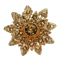 Weimaneuropéenne — bijoux strass, plaqué argent/or, broche à fleurs, Kit de Bouquets de mariage DIY