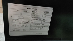 Réfrigérateur <span class=keywords><strong>à</strong></span> bière et <span class=keywords><strong>à</strong></span> <span class=keywords><strong>vin</strong></span> rouge NUELEAD NE-385, grande capacité, deux portes en verre, noir, commercial, hôtel, moderne, escalier haut - Product Image 3