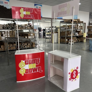 Vente en gros d'usine personnalisée <span class=keywords><strong>Table</strong></span> <span class=keywords><strong>de</strong></span> supermarché pliable, portable, écologique, étanche, personnalisée et promotionnelle - Product Image 2