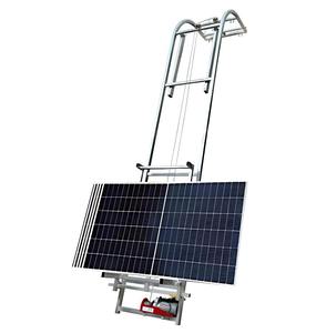 Grúa Eléctrica Portátil para Instalación de Paneles Solares y Vidrio en Edificios con Función de Elevación por Escalera - Product Image 5