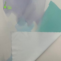 Tela de Punto Mate de Doble Elasticidad, 82% Nailon, 18% Elastano, 150 GSM, para Prendas de Vestir