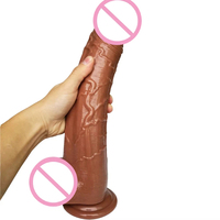 Envío Directo, Dildo de 13.19 Pulgadas de Largo, Juguetes Sexuales para Adultos, Dildo de PVC para Masaje de Pene, Dildos Realistas Grandes con Ventosa para Mujer, Dildo Enorme XXL