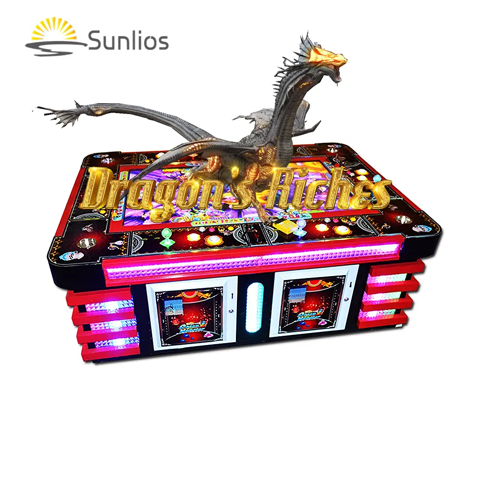 Populaire Indoor Aanpassen Arcade Machine Dragon 'S Rijkdom 4/6/8 Spelers Fish Game Voor Verkoop