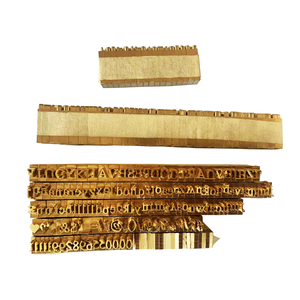 2024 jubnag Vàng Factory Outlet kết hợp kiểu chữ Brass Bảng chữ cái độ dày có thể tháo rời nhân vật khuôn in ấn PC <span class=keywords><strong>Punch</strong></span> - Product Image 5