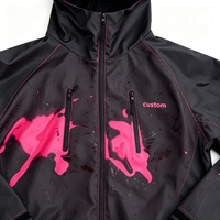 Veste coupe-vent thermoréactive pour homme, personnalisée, en nylon, couleur changeante thermochromique, imperméable, respirante, coupe-vent, unie, teinte, fine