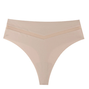 Culottes en nylon taille moyenne pour adolescentes, couleur unie, taille invisible, tailles européennes S-XL, toutes saisons, usage quotidien, fabriquées en Chine - Product Image 4