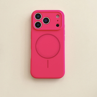 Coque de Téléphone Mobile en Silicone Liquide Luxe Vente en Gros Fournisseur pour iPhone 17 Pro Max Couleur Unie Anti-Choc Étui de Téléphone