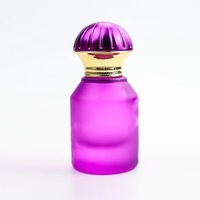 Flacon pulvérisateur vide en verre givré de luxe 30ml 50ml avec bouchon à vis pour parfum et cosmétiques, diffuseur, prêt pour logo personnalisé