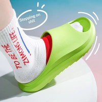 Claquettes de plage imperméables BreezeStep avec logo personnalisé, pour homme, décontractées, en EVA, à semelle épaisse, pour l'intérieur et l'extérieur, avec dessus en mousse