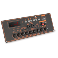 Penguat Suara Karaoke Portabel Outdoor Craftsman HIFI Digital Stage 30W dengan Reverb, Dekoder USB/Kartu TF, Catu Daya 12V DC
