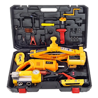 Cric de levage portable pour voiture, SUV, changement de pneu, cric électrique à ciseaux 12V, kit 3 tonnes avec clé à chocs électrique et démarreur de secours