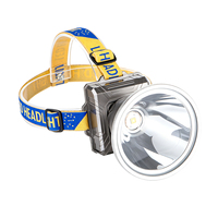 Linterna Frontal Láser Blanca Recargable, Haz de Luz Largo de 1500M, Pantalla Digital de Potencia, Luz Exterior de 45 Grados para Camping y Pesca