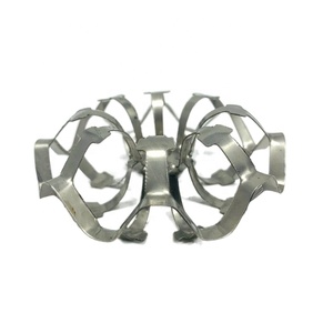 Anneau de tellerette métallique haute efficacité pour le traitement du gaz, garniture de tellerette en SS304 SS316L à faible chute de pression - Product Image 4