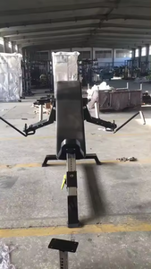 Appareil de musculation commercial pour exercices de musculation des pectoraux, incliné, à charge de plaques, papillon/décliné, avec plaques de poids - Product Image 4