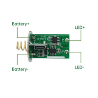 Circuit imprimé de lampe torche électrique 3-4,2 V avec protection contre la surcharge, charge de type C, plaque électronique, accessoires de lumière LED DIY