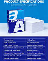 Papel de Copia A4 en Oferta, 80 g/m², 500 Hojas, Papel de Oficina