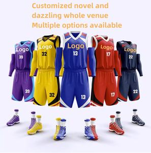 Kunden spezifische Basketball uniform Reguläres Set Unempfindlich bedrucktes Trikot Training Sport Schnellt rocknende Weste Schul mannschaft Spiel uniform - Product Image 2