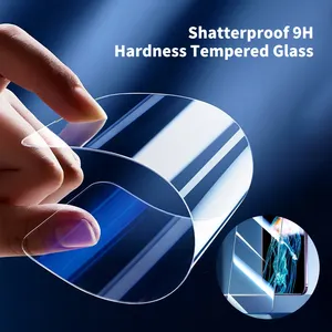 Protetor de tela 9h hd para celular, protetor de vidro temperado para iphone 13 14 pro max