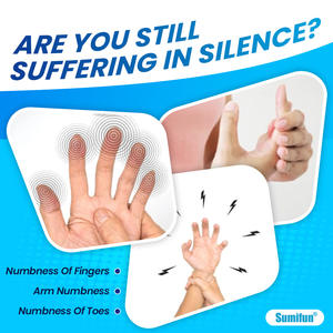 Crema de entumecimiento de calambres corporales, alivio del dolor muscular en extremidades, pomada de eliminación de tendón de Aquiles de pantorrilla - Product Image 4