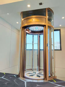 योंगली लिफ्ट परिपत्र घर ग्लास दृश्य इनडोर और आउटडोर कर्षण विला पैनोरामिक लिफ्ट - Product Image 3