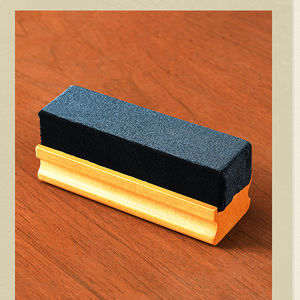 Brosse de nettoyage pour disques vinyles en velours avec manche en bois personnalisé, anti-statique, éliminateur de poussière pour tourne-disque - Product Image 6