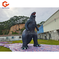 Modèle de Godzilla gonflable géant Modèle de dinosaure gonflable personnalisé Cartoon pour décoration