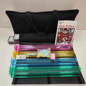 Wholesale American Mahjong <b>Set</b> 166 Tiles Complete Western Mah Jongg Game Kit with Black Storage Bag for Club Family Gatherings - Product Image 1