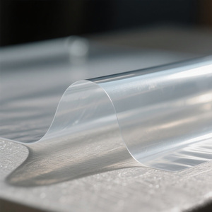 Precio al por mayor de PVC Super <span class=keywords><strong>Clear</strong></span> Rollo de película transparente Suave y a prueba de humedad Dureza del fabricante Calidad superior - Product Image 2