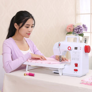 Machine à coudre électrique domestique <span class=keywords><strong>VOF</strong></span> FHSM-702, mini, plate, point noué, avec moteur et fonction de point de recul automatique pour tissus - Product Image 3