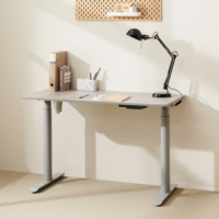 Cadre de bureau électrique à hauteur réglable à moteur unique ergonomique, cadre de bureau debout pour mobilier de bureau pas cher