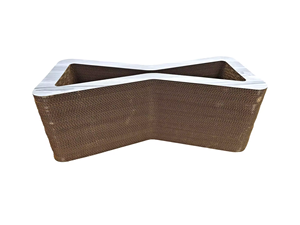 맞춤형 친환경 모던 럭셔리 골판지 고양이 스크래처 소파 침대 라운지 공급업체 - Product Image 2