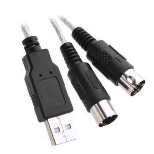 Cable USB MIDI de 2m, Interfaz de Audio para Dispositivos Musicales - Product Image 2