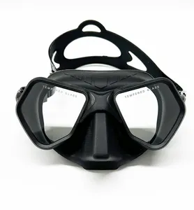 स्नॉर्कलिंग तैराकी के लिए पूरा चेहरा नकाब डाइविंग स्कूबा वयस्क सिलिकॉन freediving मुखौटा के लिए सेट