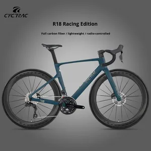 Vélo de course CYCTRAC R18 édition Racing, haut de gamme, en fibre de carbone, R18-7170, 2*12 vitesses, transmission complète, freins à disque hydrauliques - Product Image 5