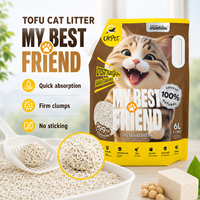 Échantillons Gratuits Litière pour Chat au Tofu 10L Sans Poussière Écologique Naturelle Biodégradable Agglomérante Importateur Grossiste
