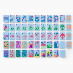 Mahjong Americano <span class=keywords><strong>de</strong></span> Lujo, 160 Fichas, Grabado Personalizado, Juego <span class=keywords><strong>de</strong></span> Mahjong <span class=keywords><strong>de</strong></span> Acrílico Transparente <span class=keywords><strong>de</strong></span> Alta Calidad para Adultos - Product Image 2