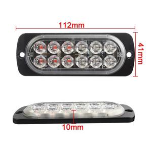 Super Bright DC 12v 24v Rouge Bleu LED Barre Lumineuse d'Avertissement Stroboscopique Nouveau Modèle Camion De Voiture Balise D'urgence <span class=keywords><strong>Clignotant</strong></span> Lumières pour la Circulation - Product Image 2