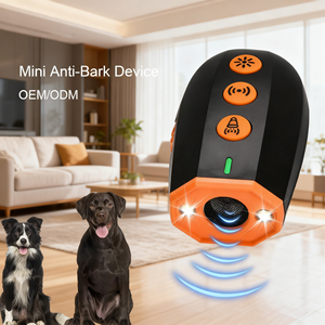 เครื่องไล่สุนัขแบบพกพาขนาดเล็ก ชาร์จไฟได้ ใช้งานกลางแจ้ง ควบคุมเสียงเห่าด้วยคลื่นอัลตราโซนิก ระยะไกล ทนทาน เหมาะสำหรับฝึกสุนัข - Product Image 1