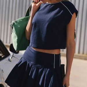 T-shirts respirants à coupe courte pour femmes, ensemble de vêtements de golf, pickleball et tennis avec logo brodé personnalisé - Product Image 2