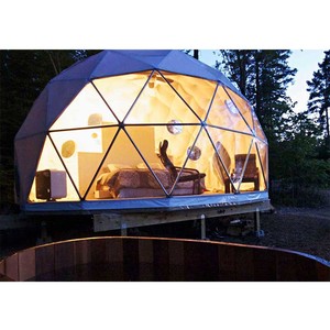 Meilleure Vente : Kit Dôme Géodésique de Glamping de 7m de Diamètre avec Baie Vitrée pour Tente de Camping de Luxe en <span class=keywords><strong>Resort</strong></span> à Vendre - Product Image 2