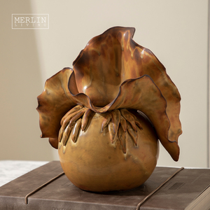 Vaso in Ceramica Artigianale Merlin Living Vaso Nordico Decorazione in Ceramica per la <span class=keywords><strong>Casa</strong></span> Prodotto dalla Fabbrica di Ceramiche di Chaozhou - Product Image 5