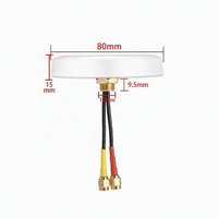 Antenne blanche 3 en 1, antenne combinée GPS 4G 5G WiFi omnidirectionnelle, étanche, montage par vis, antenne SMA pour projets OEM