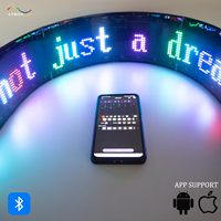 Dynamisches LED-Matrix-Panel mit Pixeln für atember aubende Visuals LED-Schilder LED-Autos child Flexibles LED-RGB-Display DIY