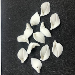 RE4614 materiale per fiori in ceramica di argilla di porcellana bianca per accessori per capelli da sposa fatti a mano fai da te gioielli per capelli da sposa - Product Image 5