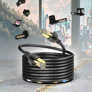Cordon de raccordement intérieur extérieur Cat6 Cat6A Cat7 Cat8 SFTP 10M 20M 25M 30M 50M Câble réseau <span class=keywords><strong>Ethernet</strong></span> LAN Câbles de communication - Product Image 5